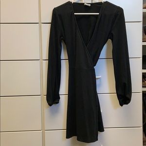 Sunday Best Black Wrap Dress